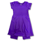 Purple Skirted Shortease - Zipease