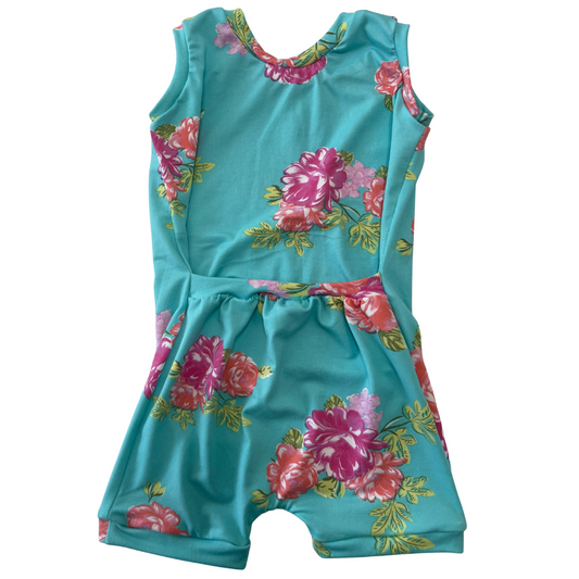 Roses on Cyan Flipease