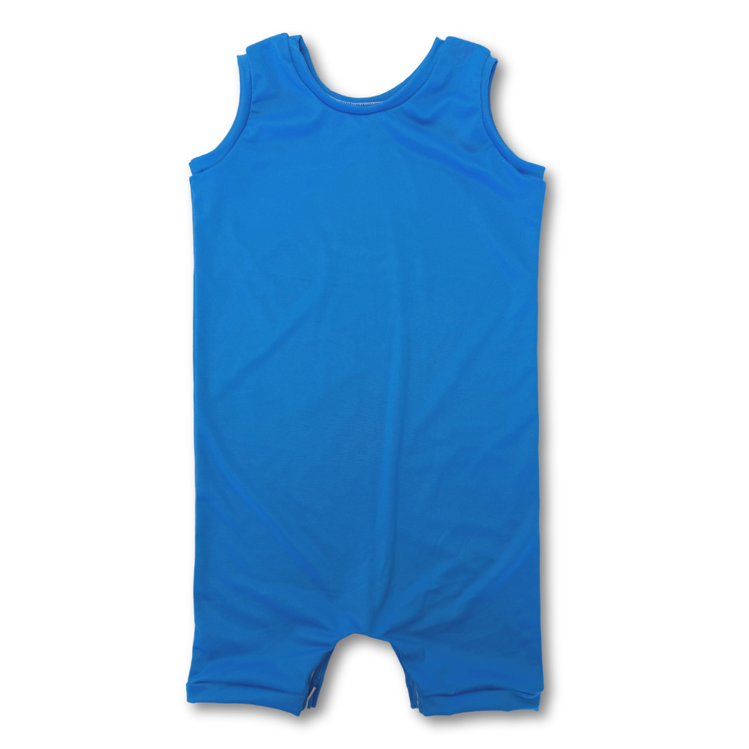 Sky Blue Shortease - Zipease