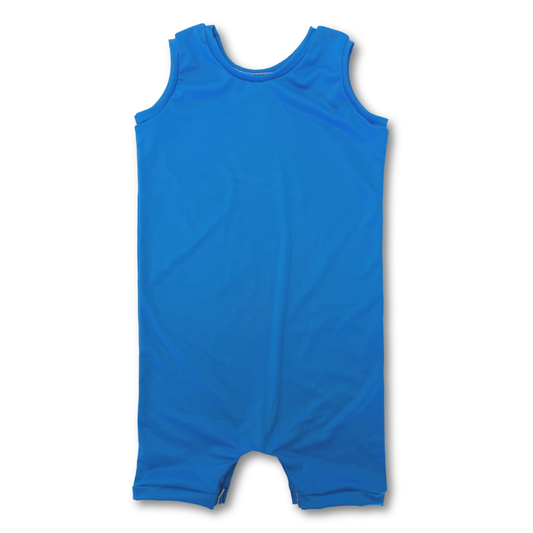 Sky Blue Shortease - Zipease