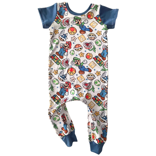 Super Mario Zip Romper