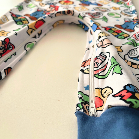 Super Mario Zip Romper