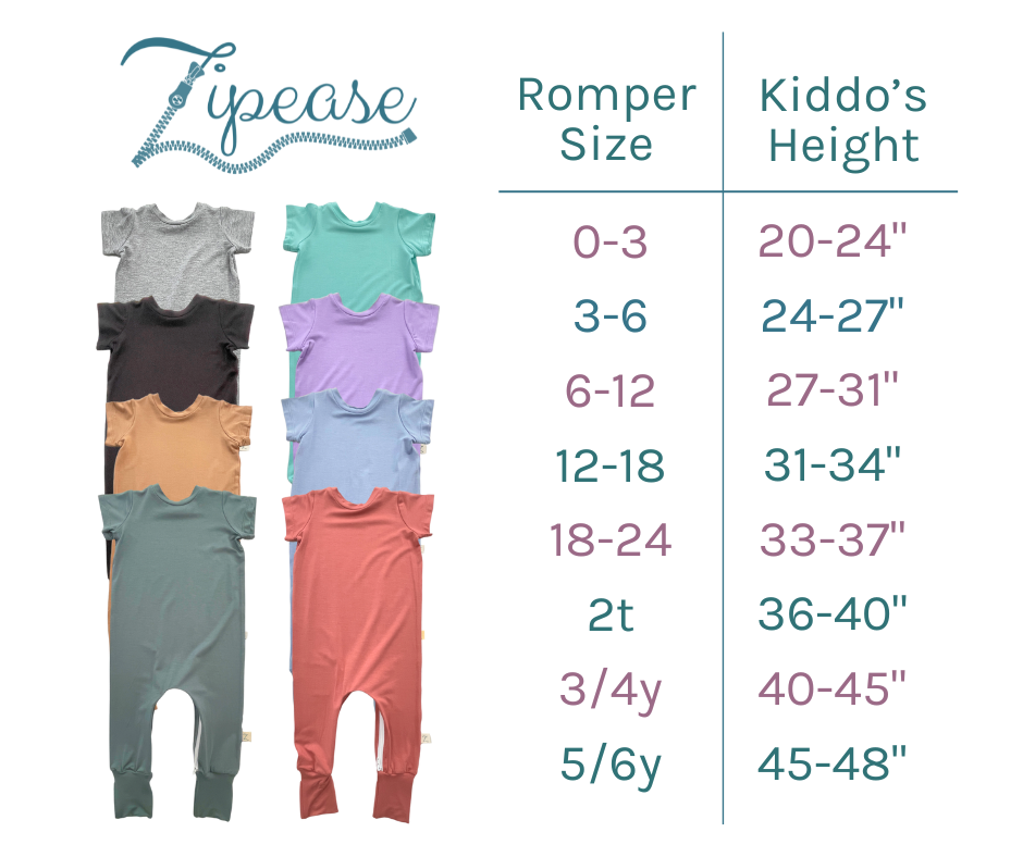 Ocean Bamboo Lyocell Romper with G-Tube Access