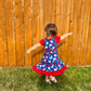 Bomb Pops Ruffle Dress