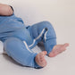 Ocean Bamboo Lyocell Zip Romper - Zipease