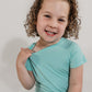Mint Bamboo Lyocell Zip Romper - Zipease