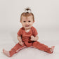 Mauve Bamboo Lyocell Zip Romper