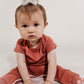 Mauve Bamboo Lyocell Zip Romper