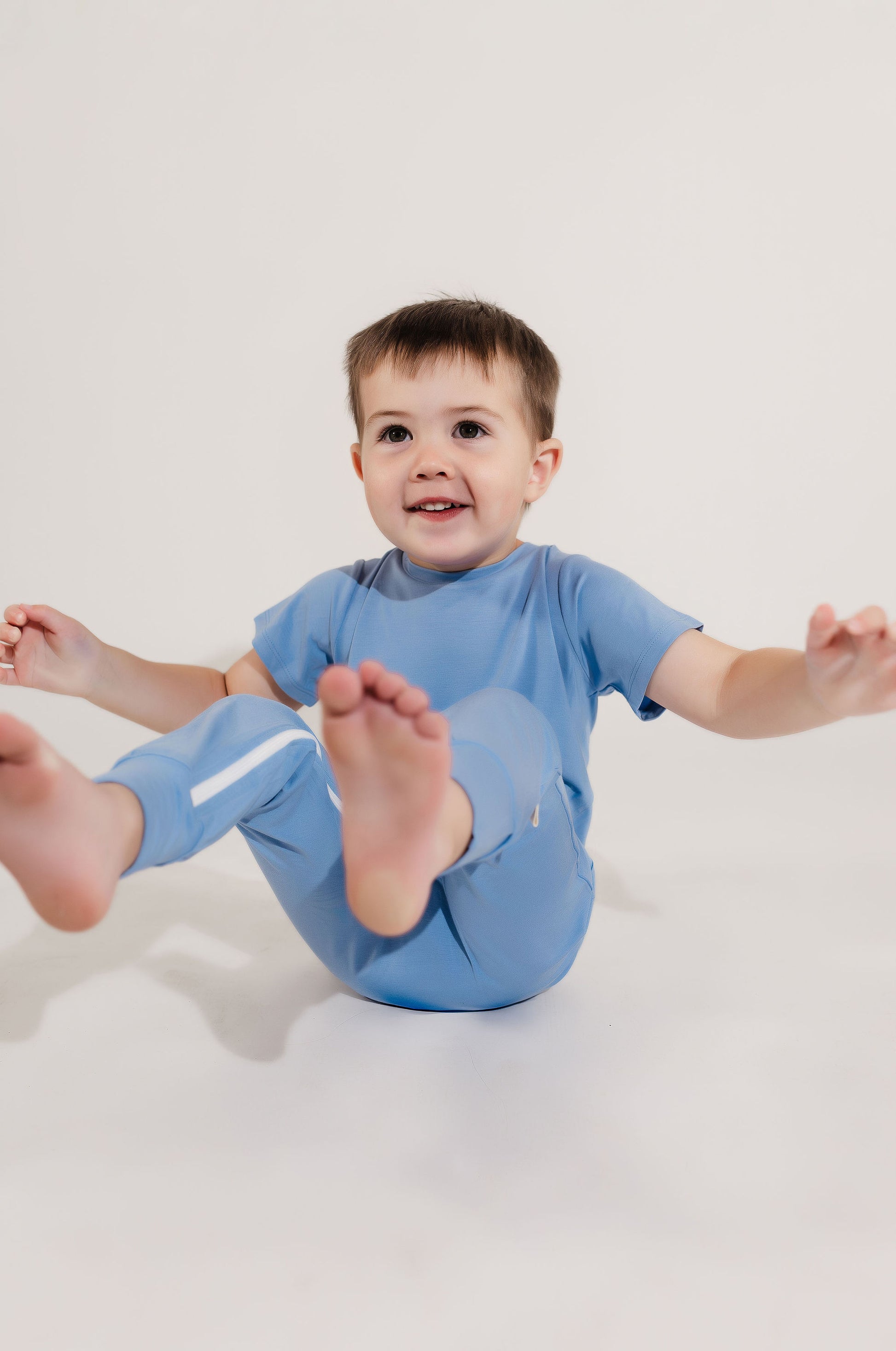 Ocean Bamboo Lyocell Zip Romper - Zipease