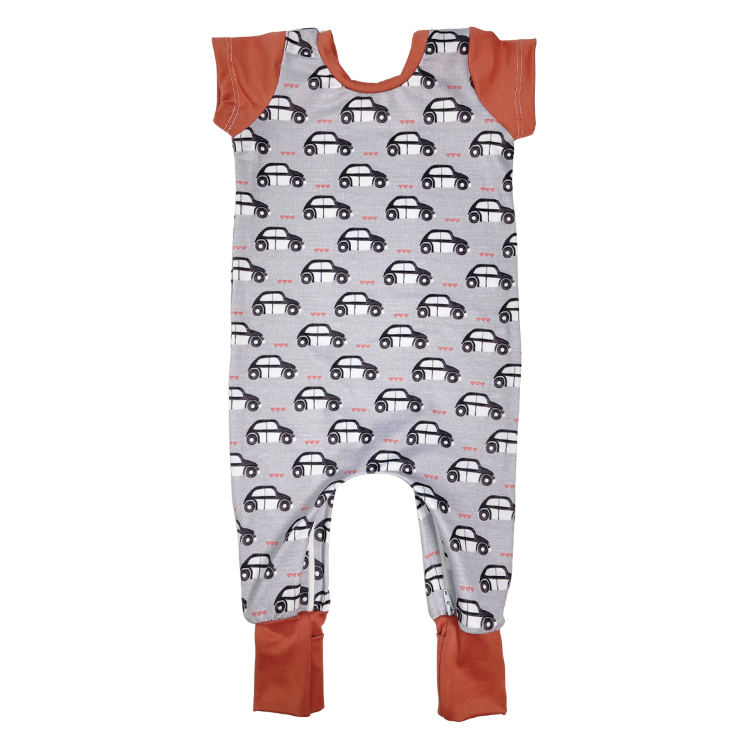 Love Bugs Zip Romper - Zipease