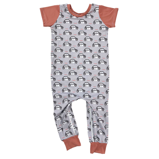 Love Bugs Zip Romper