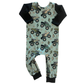 Monster Trucks Zip Romper