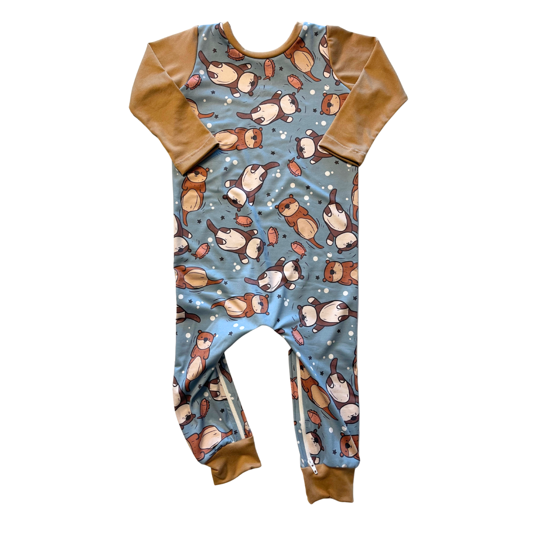 Otters Zip Romper