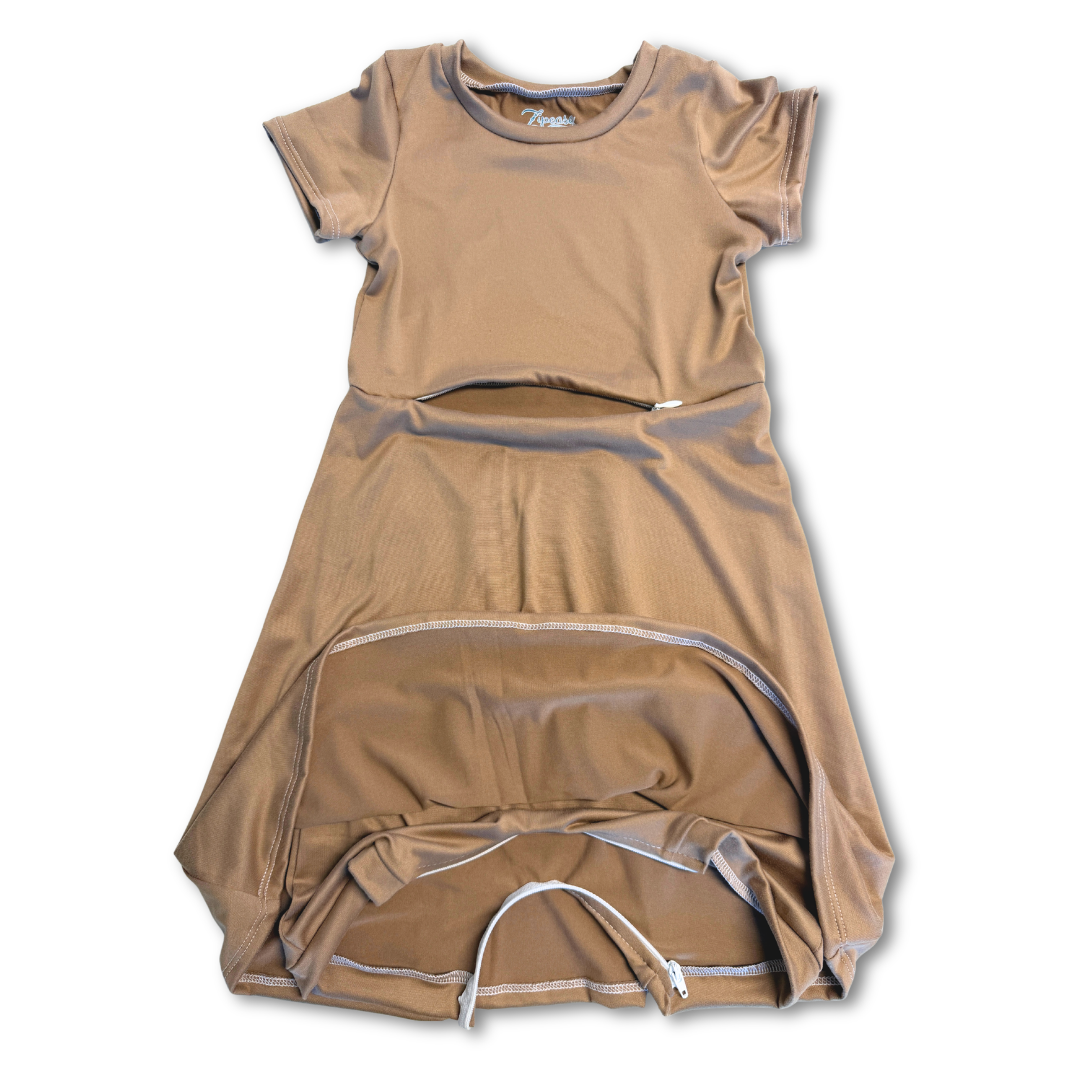 Sand G-Tube Skirted Shortease