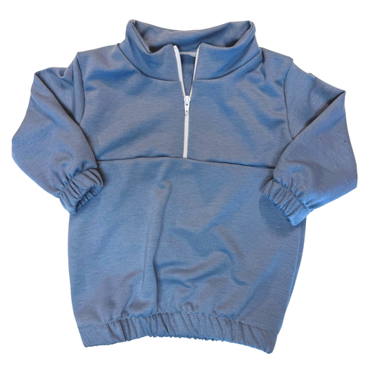 Steel Blue Quarter Zip