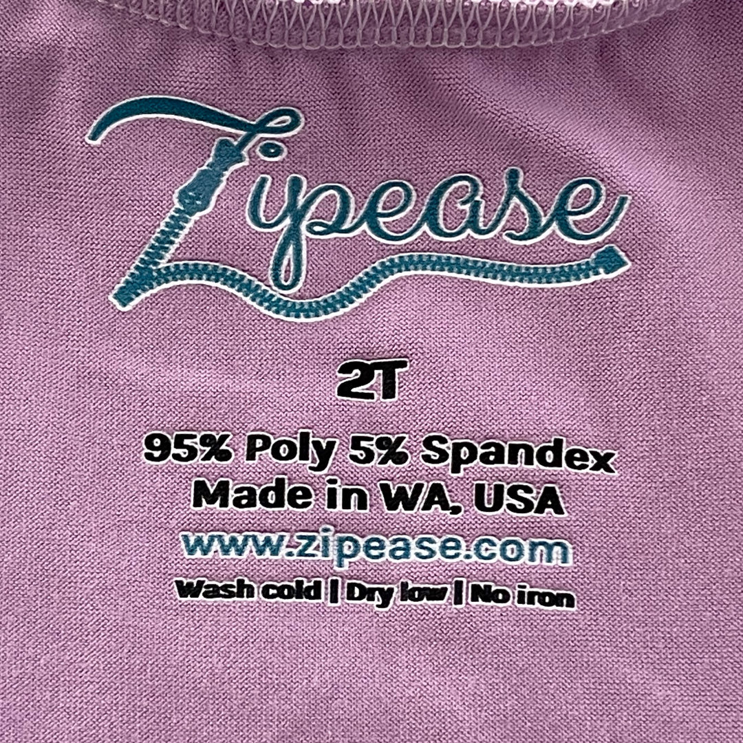 Tagless label in zipease kid dresses for extra comfort