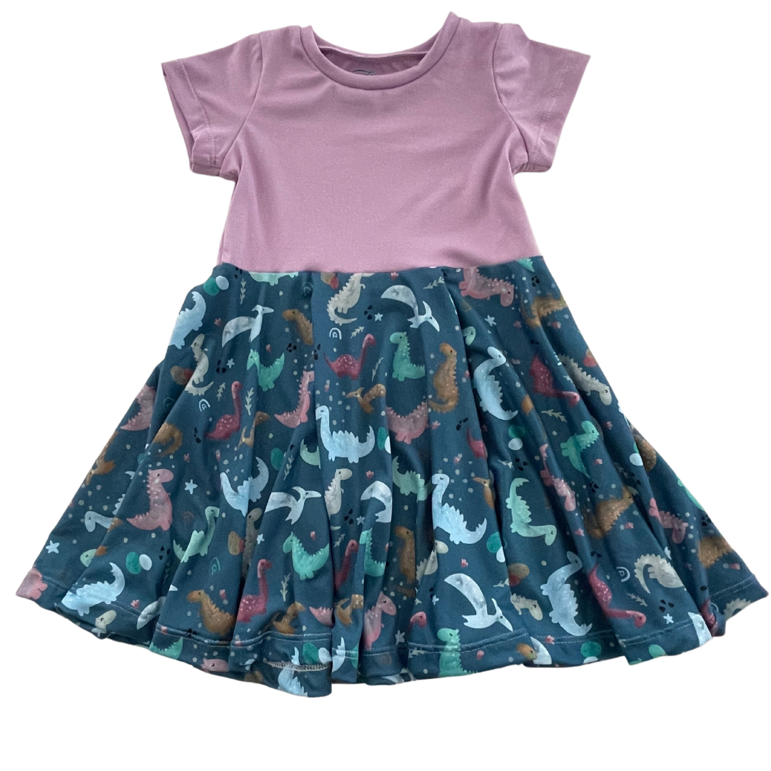 Zipease dress with matching shorts
