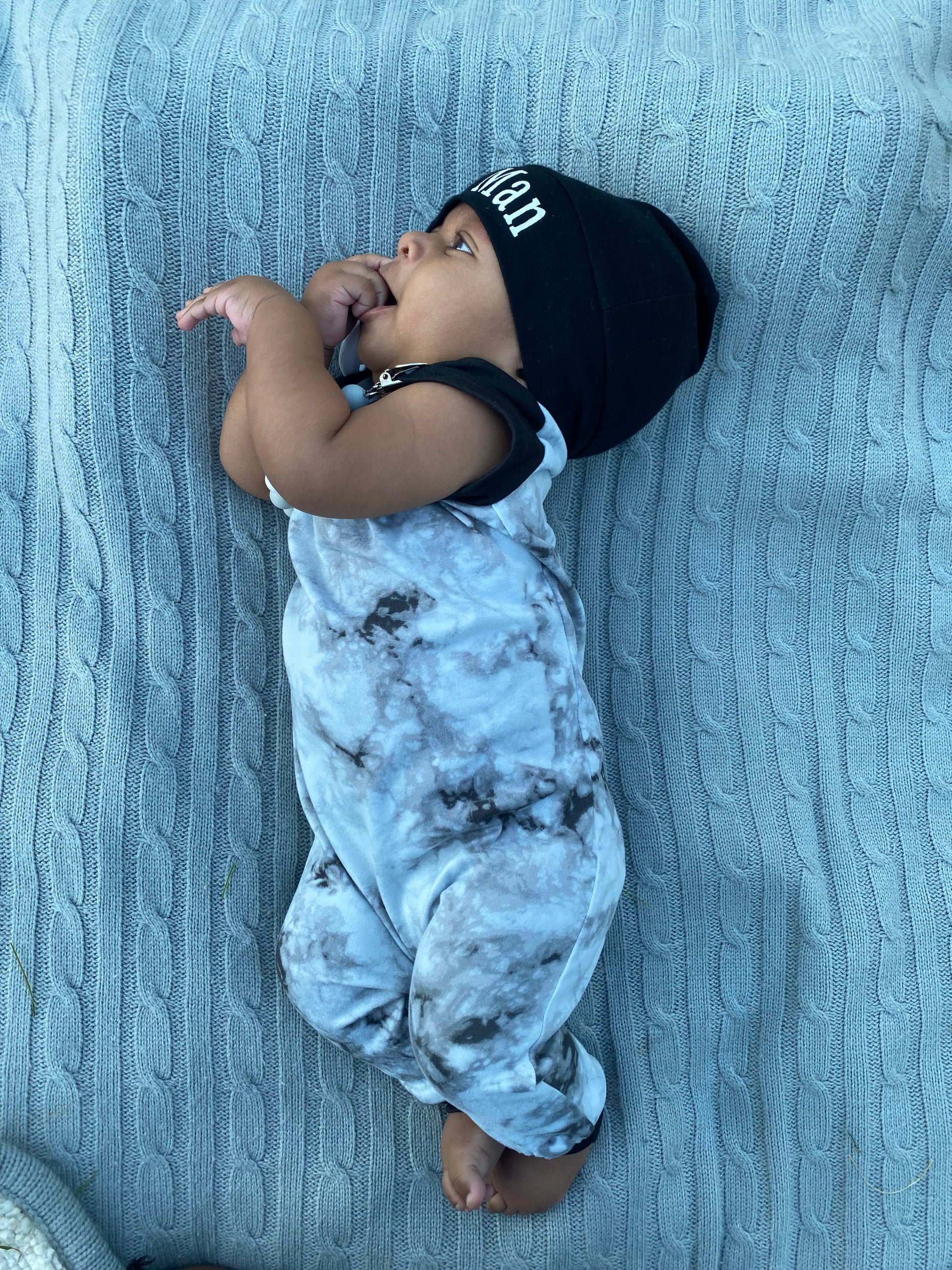 Grey Tie Dye Zip Romper - Zipease