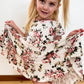 Merlot Floral Twirl Dress - Zipease